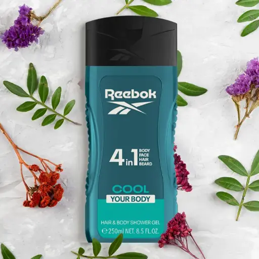 Reebok 4N1 HAIR&BODY SHOWER Cool 250ML